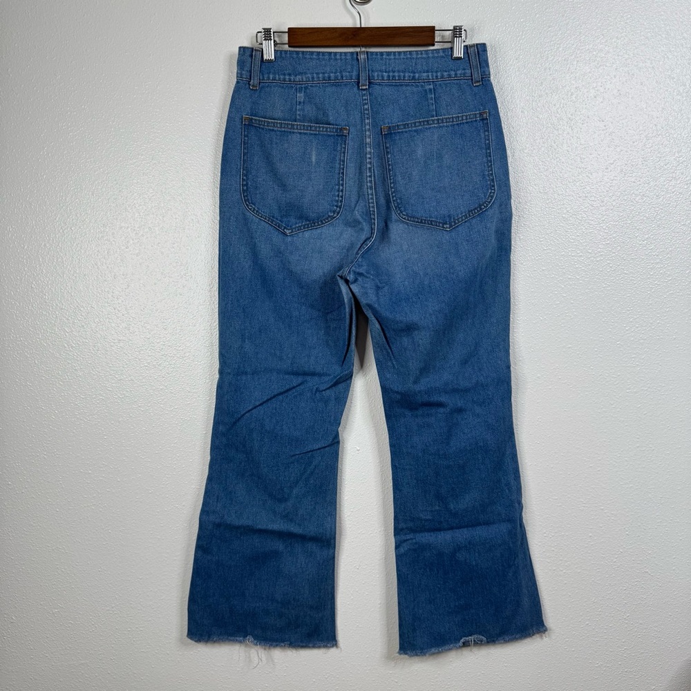 Reformation Cher High-Rise Flare Jeans in Ellis Wash Size 29 - Picture 2 of 8